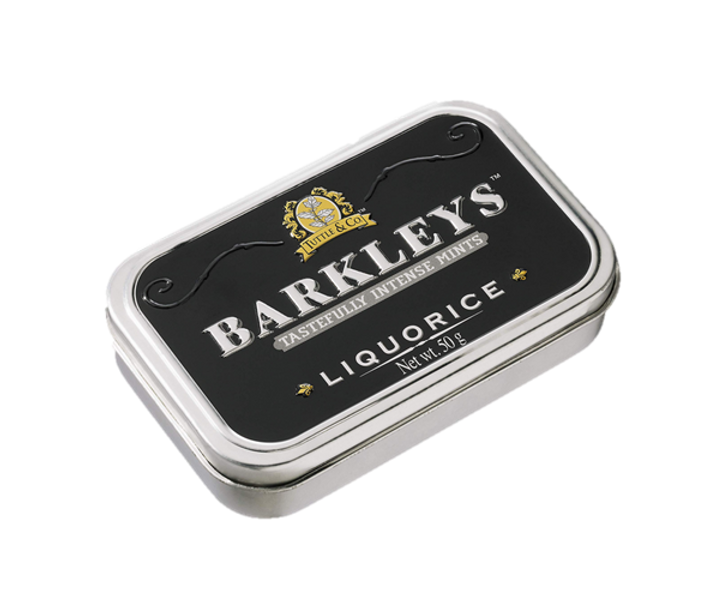 Barkley's Intense Mints Licorice 50g