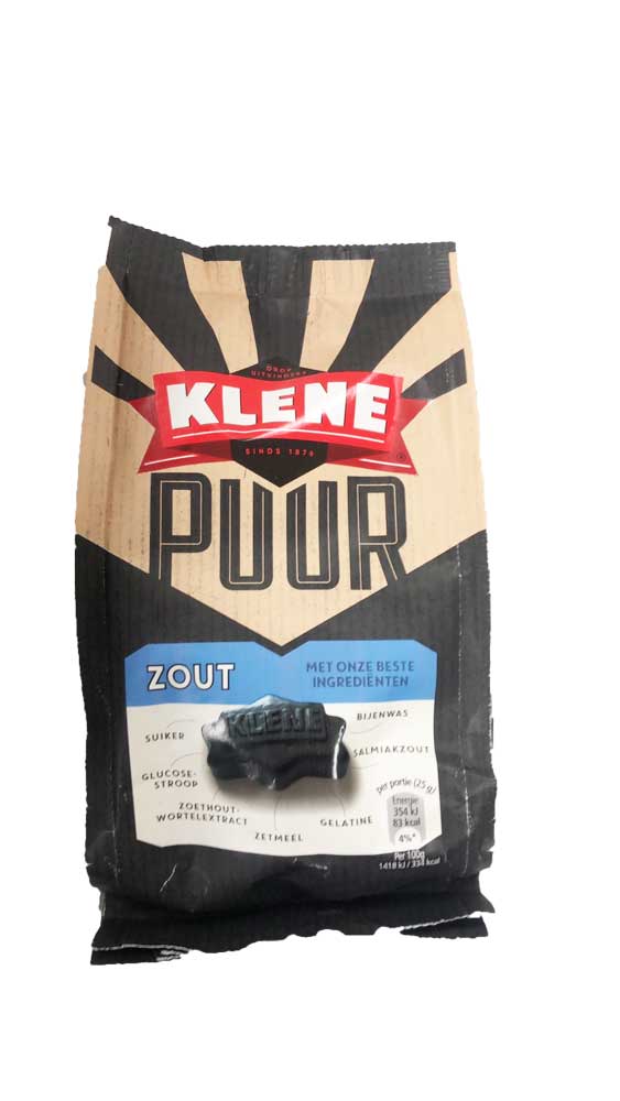 Klene Pure Salty Licorice 180g - Dutchy's European Market