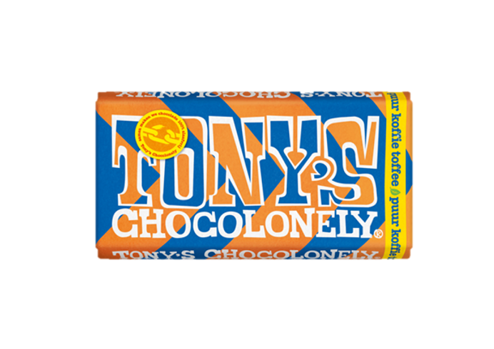 Tony's Chocolonely Bars Dark Coffee Toffee 180g