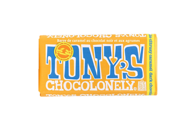 Tony's Chocolonely Bars Dark Lemon Caramel 180 g - Dutchy's European Market
