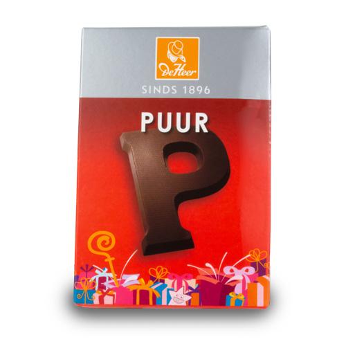 De Heer Dark Chocolate Letters 65 g - Dutchy's European Market