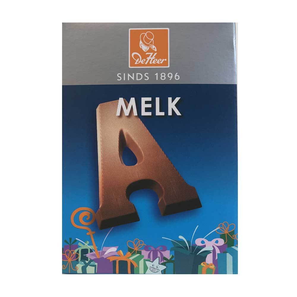 De Heer Milk Chocolate Letters 65 g - Dutchy's European Market