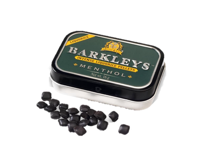 Barkleys Intense Licorice Pellets Menthol 16g