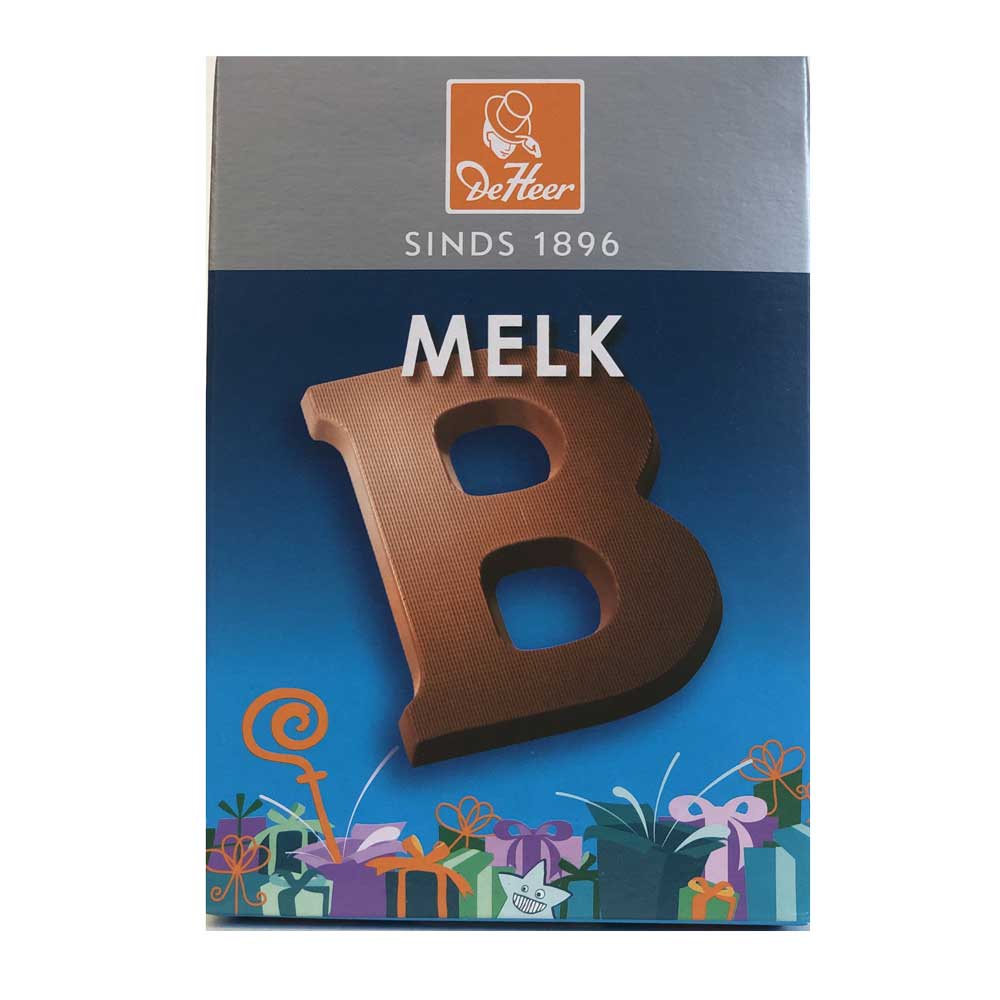 De Heer Milk Chocolate Letters 65 g - Dutchy's European Market