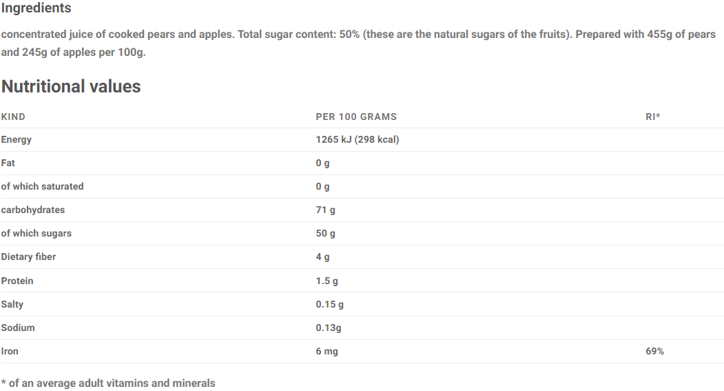 Canisius Pear/Apple Spread 450g - Dutchy's European Market