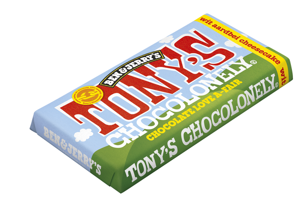 Tony's Chocolonely Bars White Strawberry Cheesecake 180 g - Dutchy's European Market