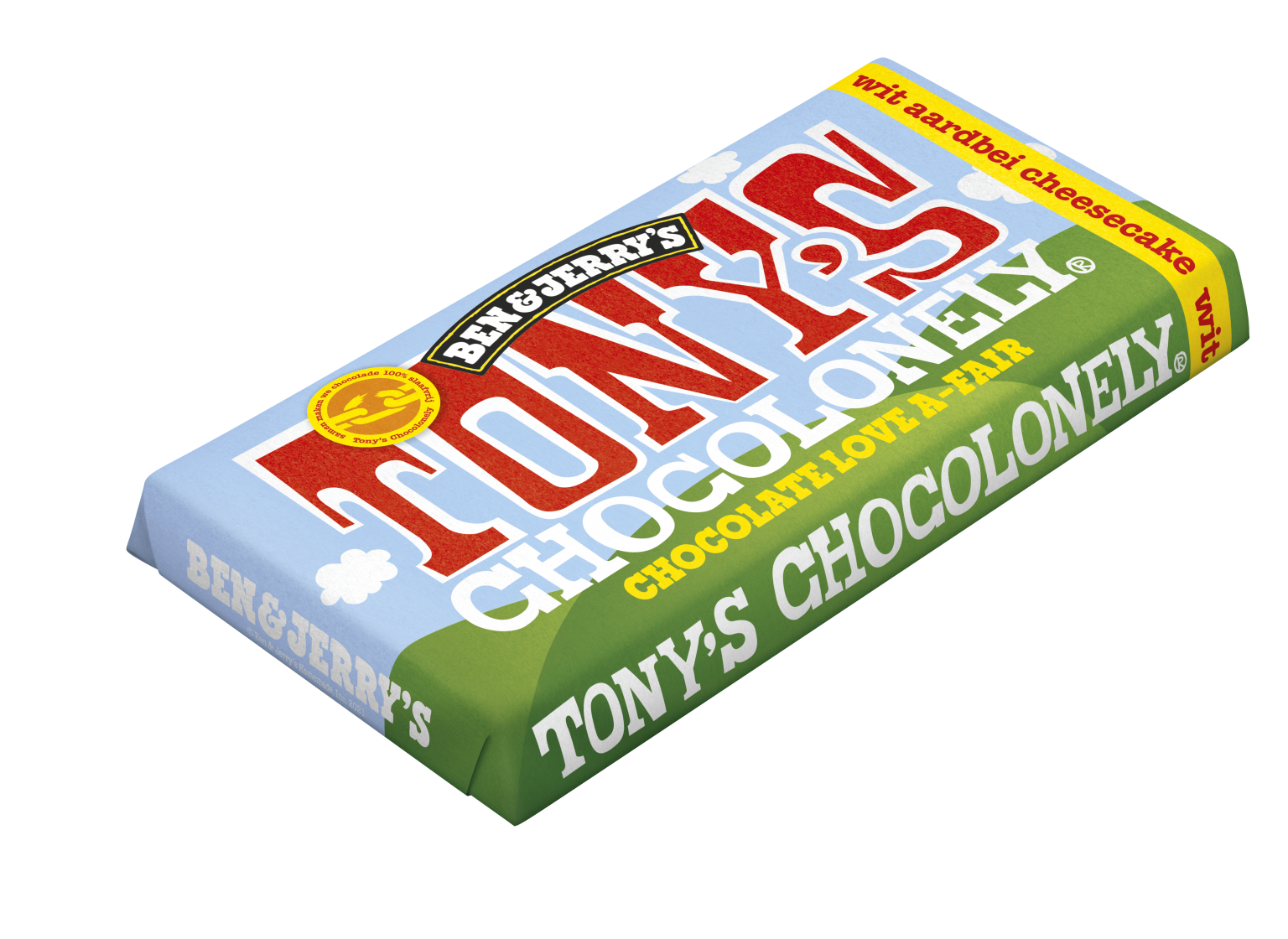 Tony's Chocolonely Bars White Strawberry Cheesecake 180 g - Dutchy's European Market