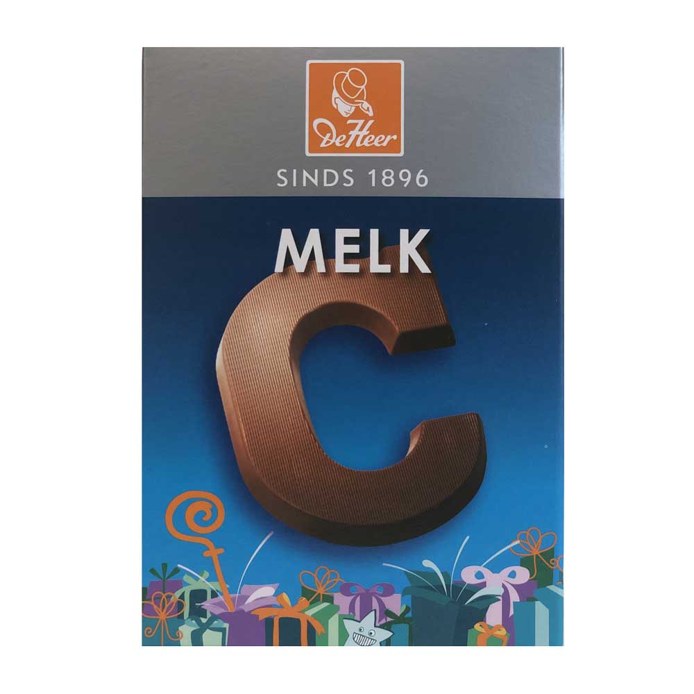 De Heer Milk Chocolate Letters 65 g - Dutchy's European Market