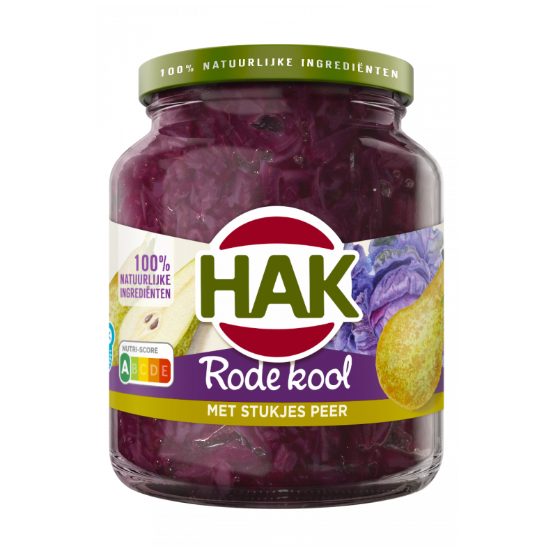 Hak Red Cabbage With Pear & Cinnamon 370 ml - Dutchy's European Market