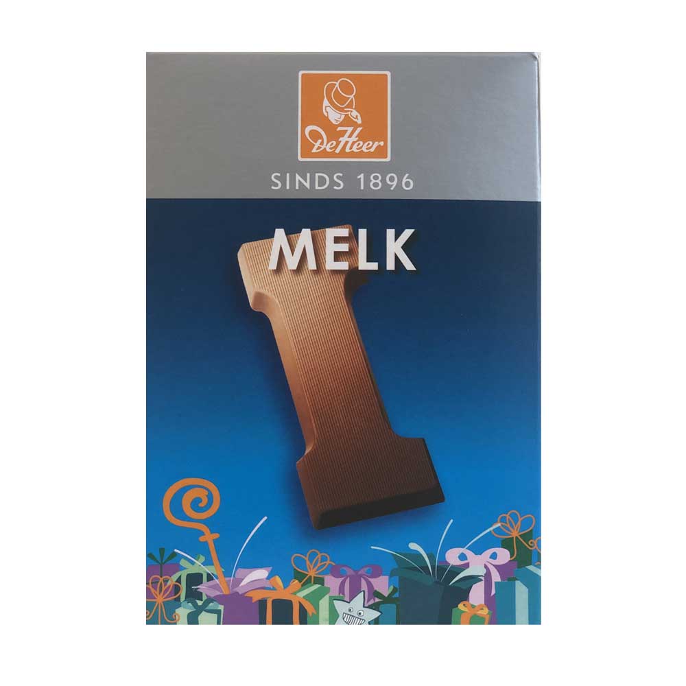 De Heer Milk Chocolate Letters 65 g - Dutchy's European Market