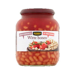 Jumbo White Beans in Tomato 370ml - Dutchy's European Market