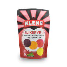 Klene Fruit Munt (Coin) Sugar Free Licorice 110g - Dutchy's European Market