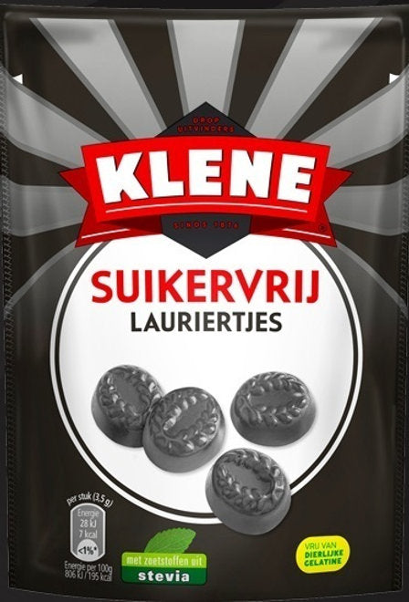 Klene Laurier Sugar Free Licorice 105g | Dutchy's European Market