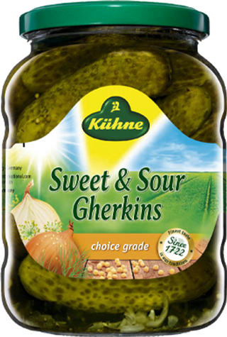 Kuehne Sweet & Sour Pickles 720ml - Dutchy's European Market