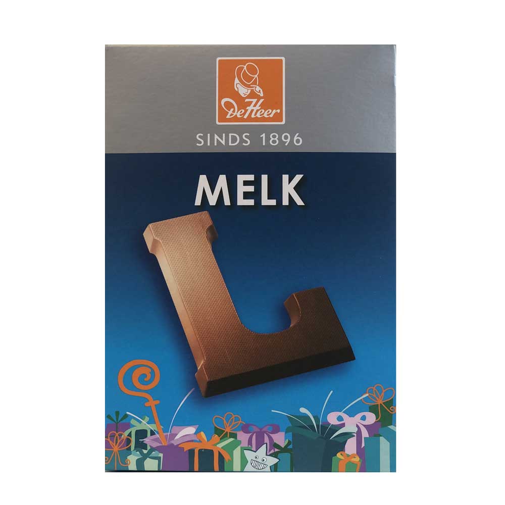 De Heer Milk Chocolate Letters 65 g - Dutchy's European Market