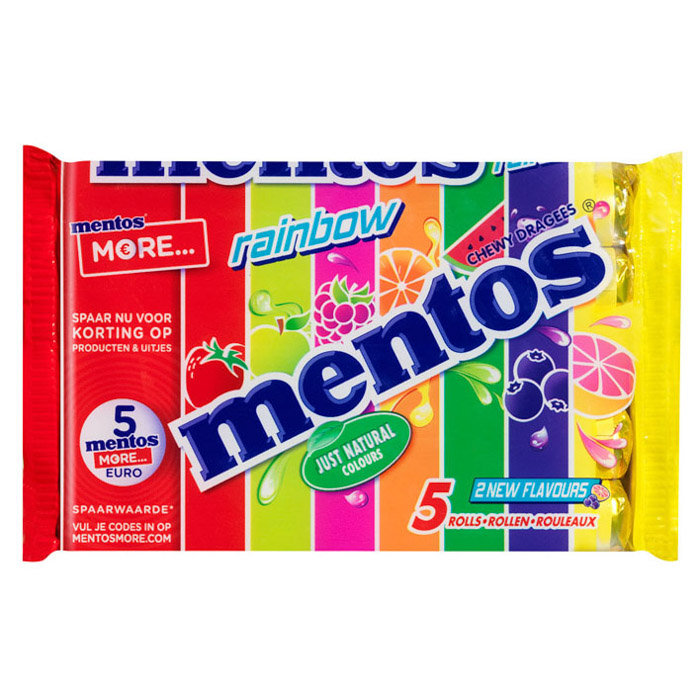 Mentos Rainbow 37.5g - Dutchy's European Market