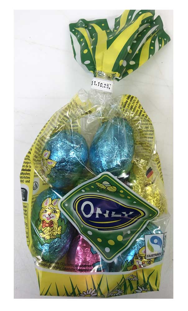 Only Chocolate Egg Bag 100g - Dutchy's European Market