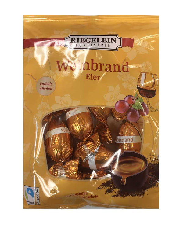 Riegelein Chocolate Eggs with Brandy Liqueur 150g - Dutchy's European Market