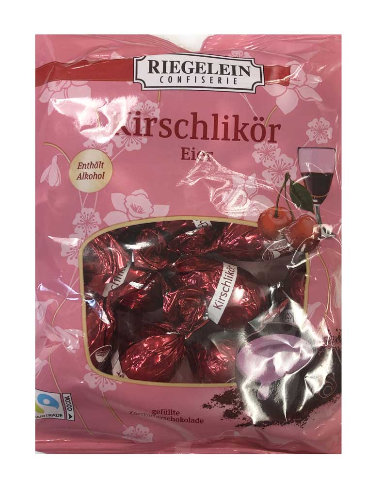 Riegelein Chocolate Eggs  with Cherry Liqueur 150g - Dutchy's European Market