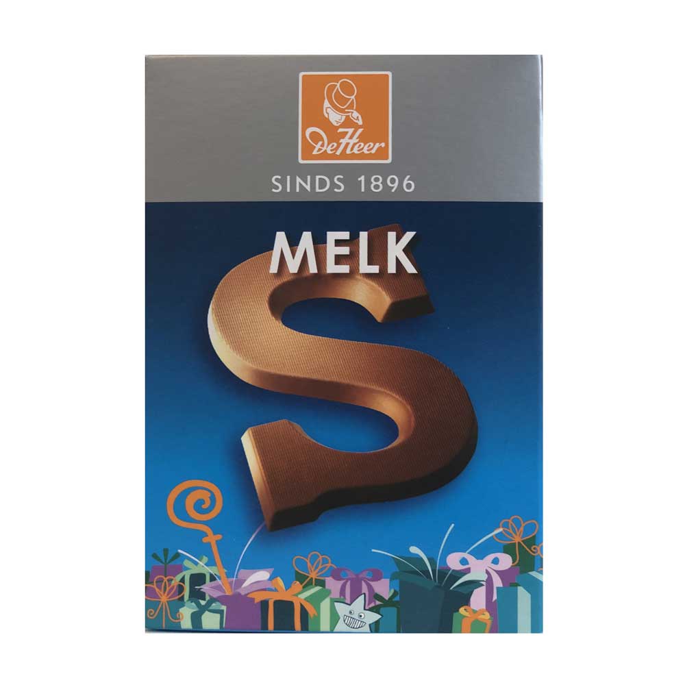 De Heer Milk Chocolate Letters 65 g - Dutchy's European Market