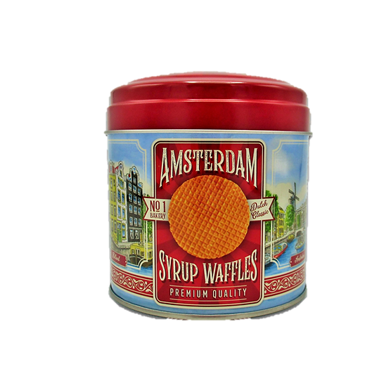 Stroopwafel Tin Amsterdam Color - Dutchy's European Market