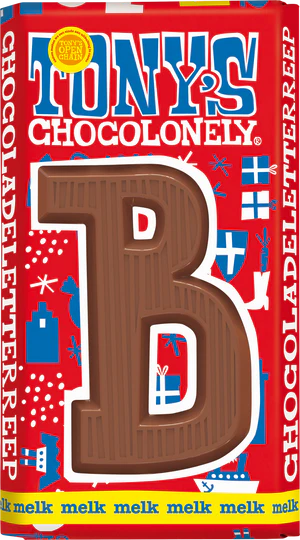 Tony's Chocolonely Chocolate Letters 180g