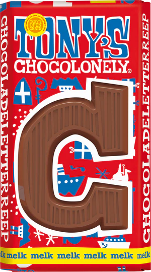 Tony's Chocolonely Chocolate Letters 180g