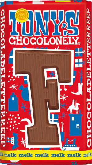 Buy f Tony&#39;s Chocolonely Chocolate Letters 180g