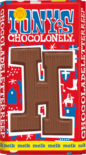 Buy h Tony&#39;s Chocolonely Chocolate Letters 180g