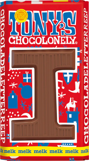 Buy i Tony&#39;s Chocolonely Chocolate Letters 180g