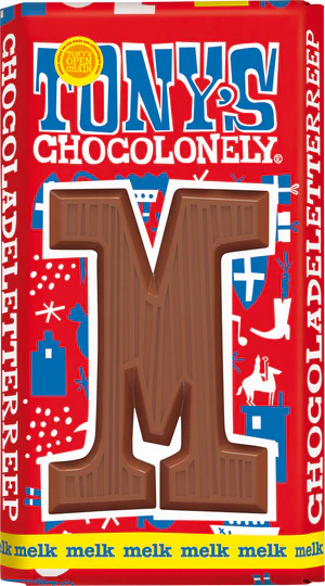 Tony's Chocolonely Chocolate Letters 180g