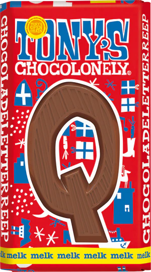 Buy q Tony&#39;s Chocolonely Chocolate Letters 180g