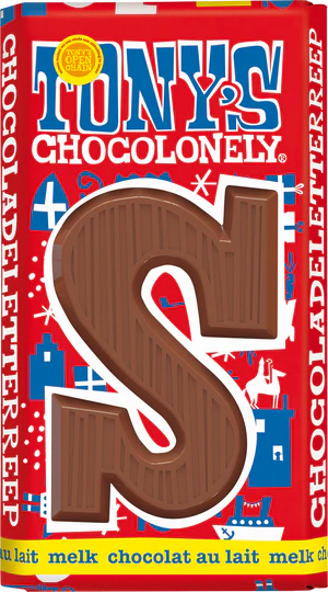 Tony's Chocolonely Chocolate Letters 180g