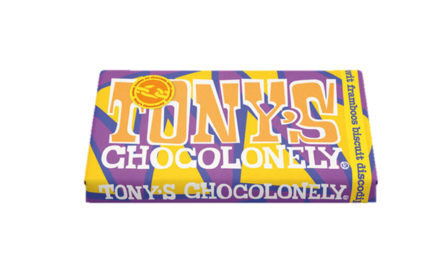 Tony's Chocolonely White Raspberry Biscuit 180 g - Dutchy's European Market