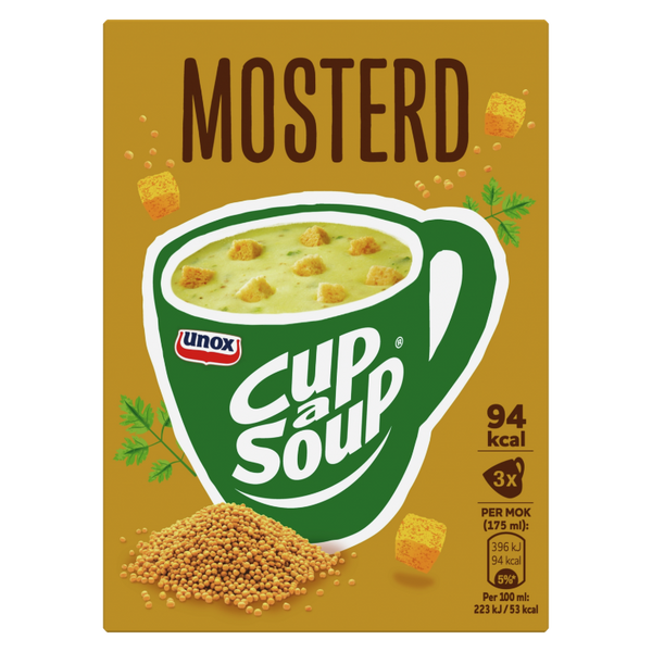 Unox Cup of Soup Mustard 3 pce 60g - Dutchy's European Market