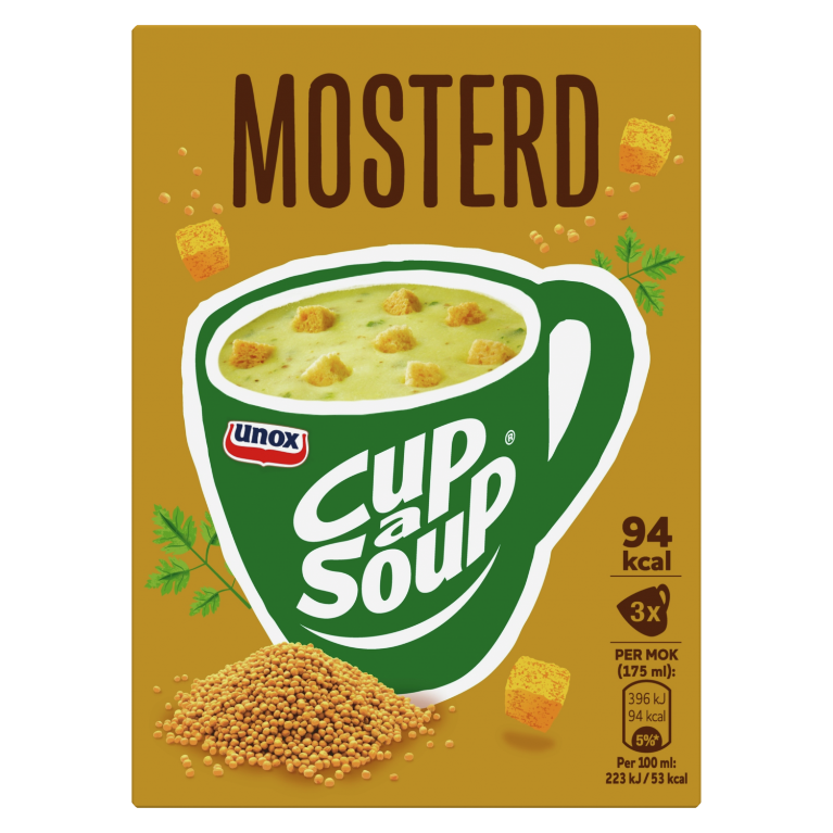 Unox Cup of Soup Mustard 3 pce 60g - Dutchy's European Market