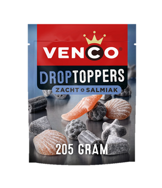 Venco Droptoppers Soft and Salmiak 205g - Dutchy's European Market