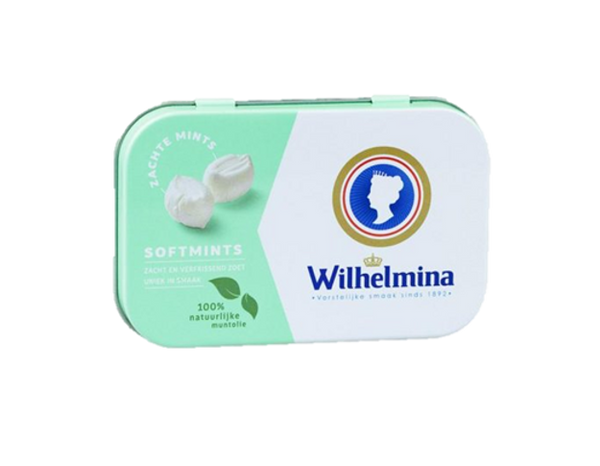 Wilhelmina Mini Soft Mints 50g Tin - Dutchy's European Market