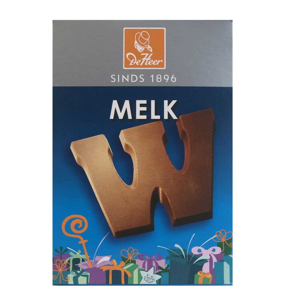 De Heer Milk Chocolate Letters 65 g - Dutchy's European Market