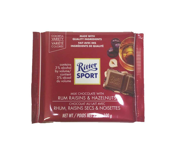 Ritter Sport Rum and Raisin Chocolate100g - Dutchy's European Market
