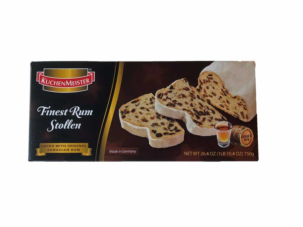 Kuchenmeister Rum Stollen in Box 750 g - Dutchy's European Market