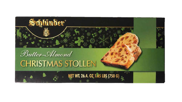 Schluender Butter Marzipan Christmas Stollen 750 g - Dutchy's European Market