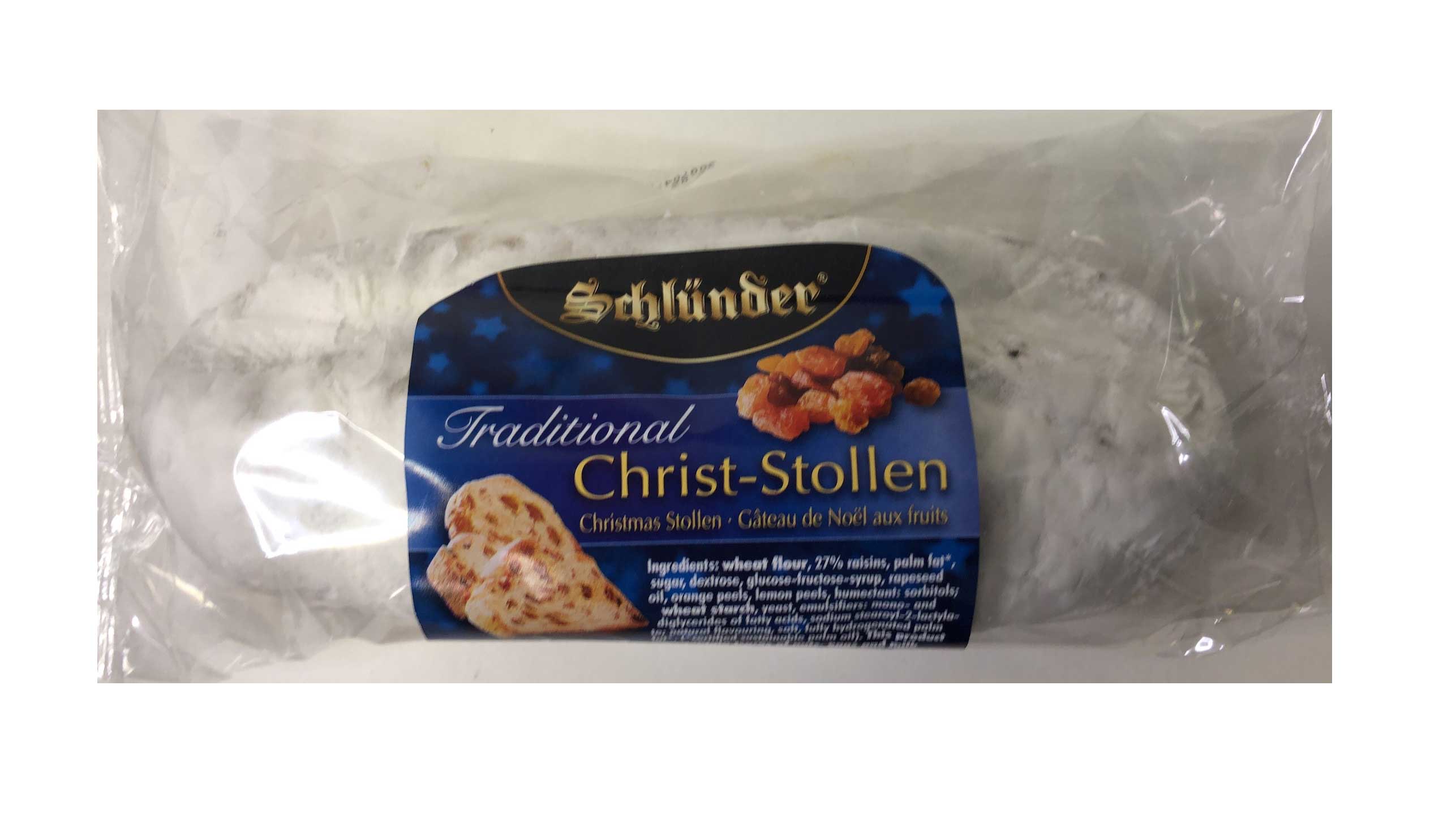 Schluender Tradition Christmas Stollen 500 g - Dutchy's European Market