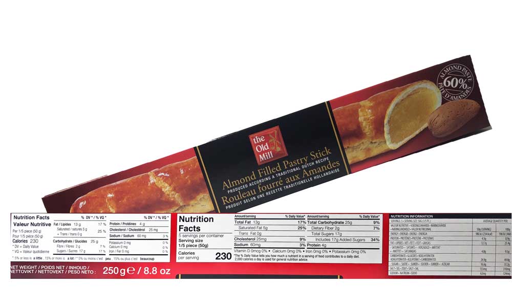 The Old Mill Filled Pastry Stick 250g - Dutchy's European Market