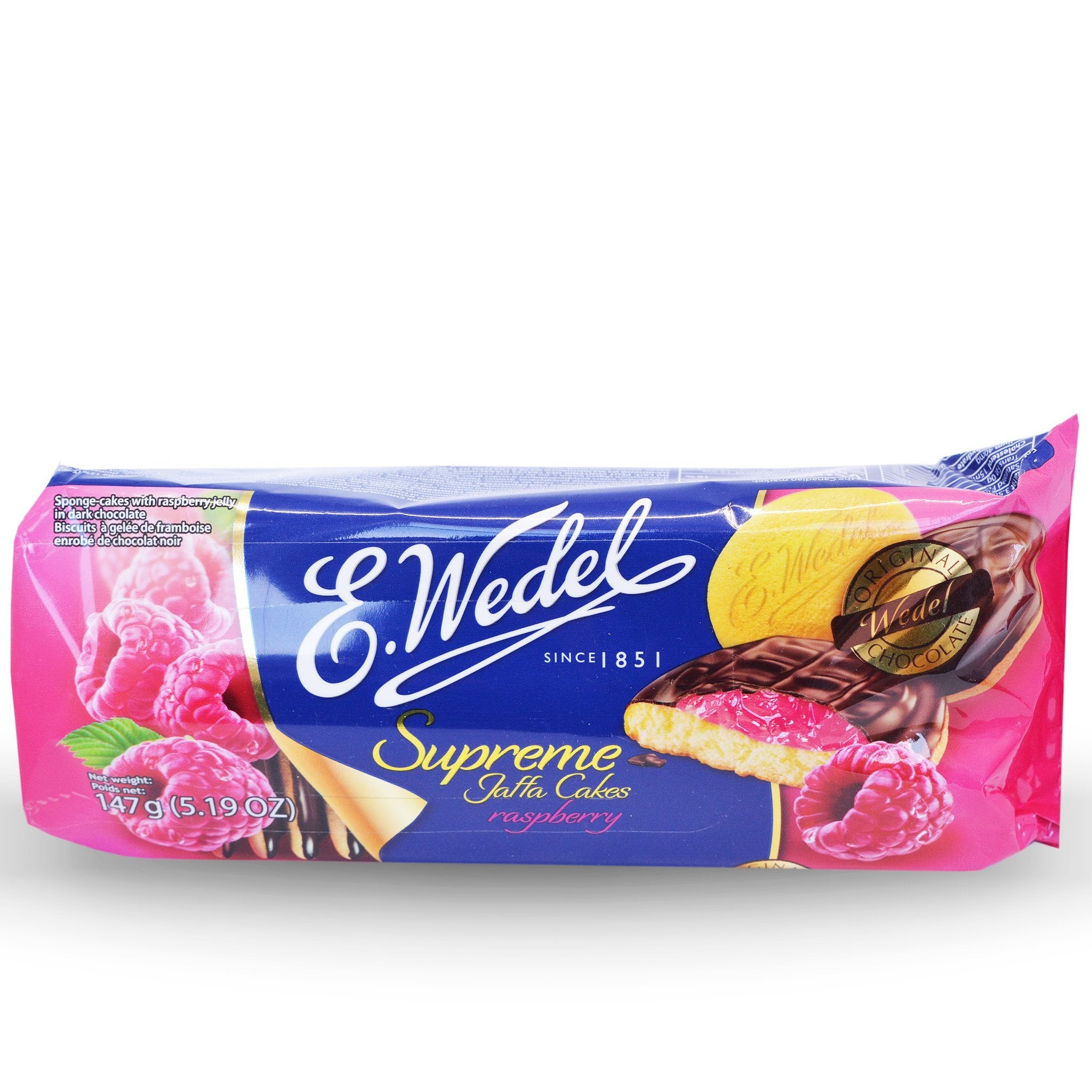 Wedel Cookies Delicje Raspberry 147g - Dutchy's European Market