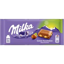 Milka Whole Hazelnut Chocolate Bar 100g - Dutchy's European Market