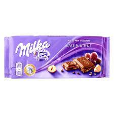 Milka Raisin Nut Chocolate Bar 100g - Dutchy's European Market