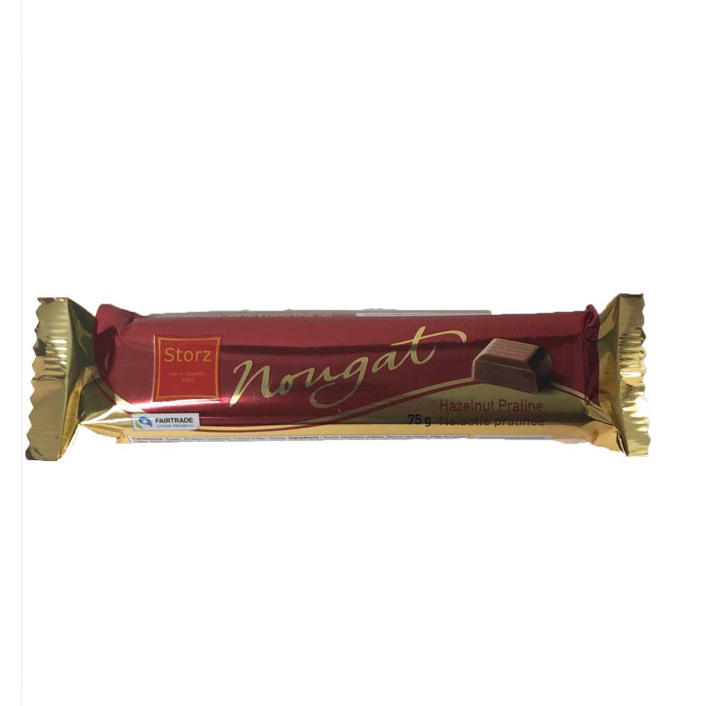 Storz Hazelnut Praline Nougat Bars 75 g - Dutchy's European Market