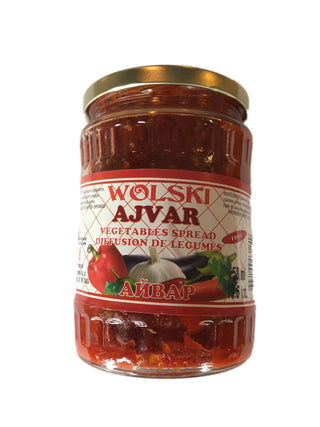 Wolski Ajvar Hot Vegetable Spread 580ml - Dutchy's European Market