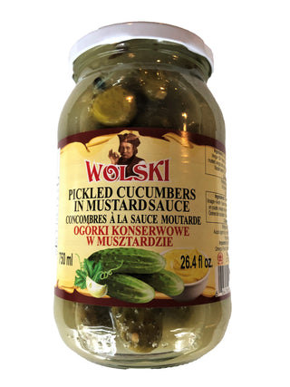 Wolski Cucumber in Mustard Sauce 750ml - Dutchy's European Market